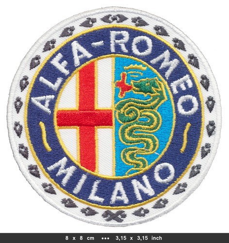 Alfa romeo milano - milano, aufnäher