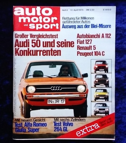 Auto motor sport ams 1975 - sport, 8/1975