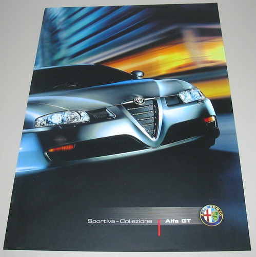 Auto prospekt alfa romeo - alfa, gt
