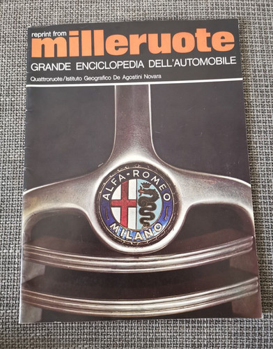 Alfa romeo history milleruote - alfa,
