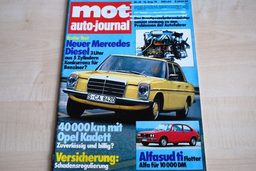 Mot 1974 mercedes 240 - mot,