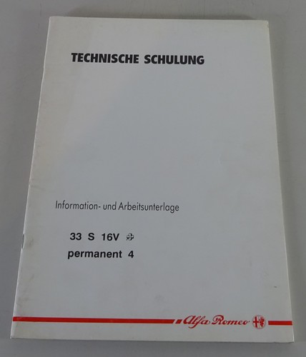 Schulungsunterlage alfa romeo - schulungsunterlage,