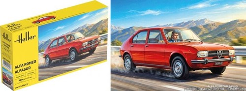 Heller alfa romeo alfasud - alfa, kit
