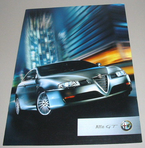 Auto prospekt alfa - auto, gt