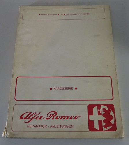 Werkstatthandbuch alfa romeo - werkstatthandbuch,